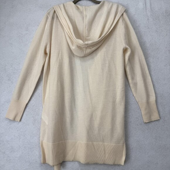 Rachel Rachel Roy Sweater Womens Medium Hooded Cardigan Merino Wool Pockets - Picture 9 of 10